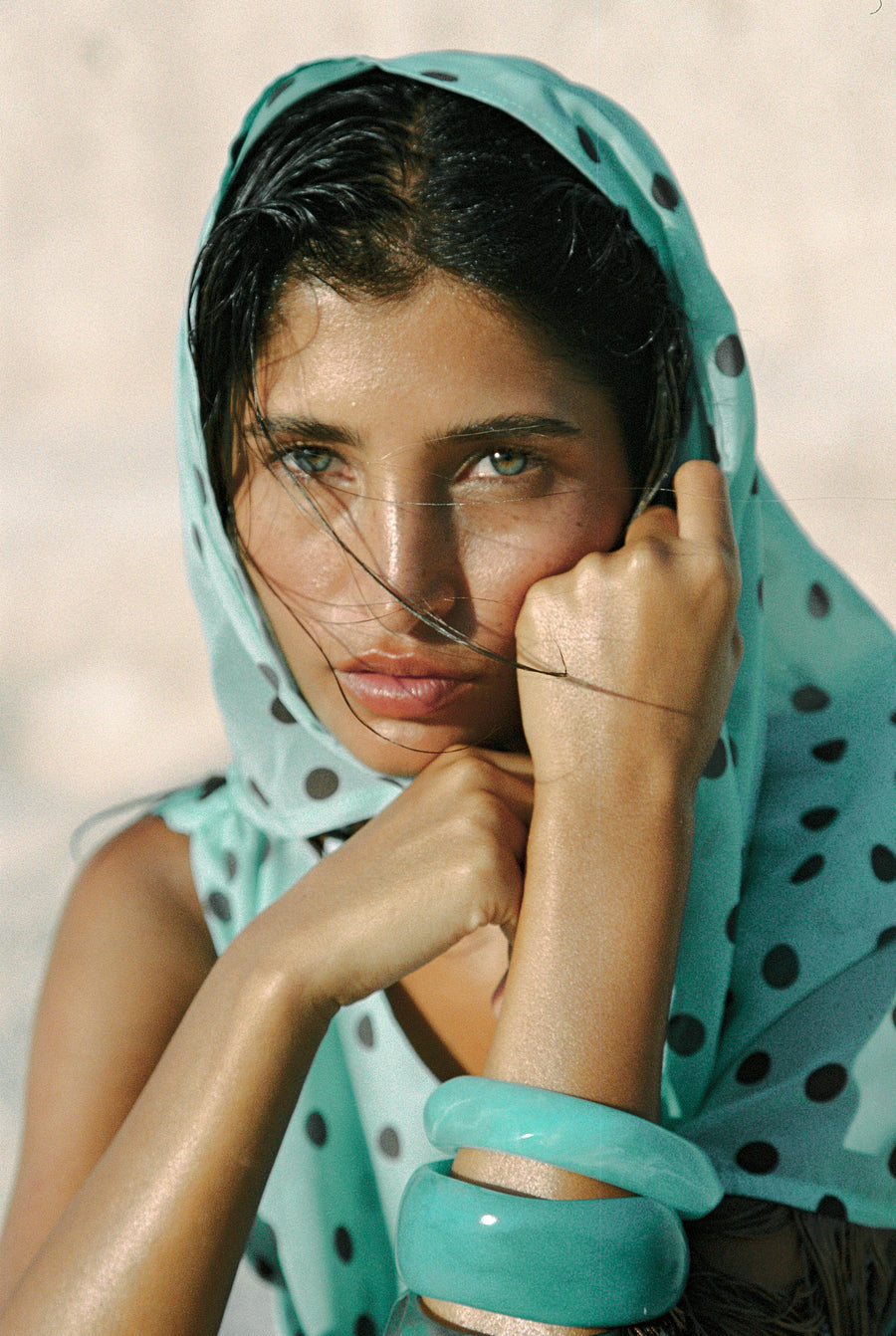 Lagoon Resin Bangles Set