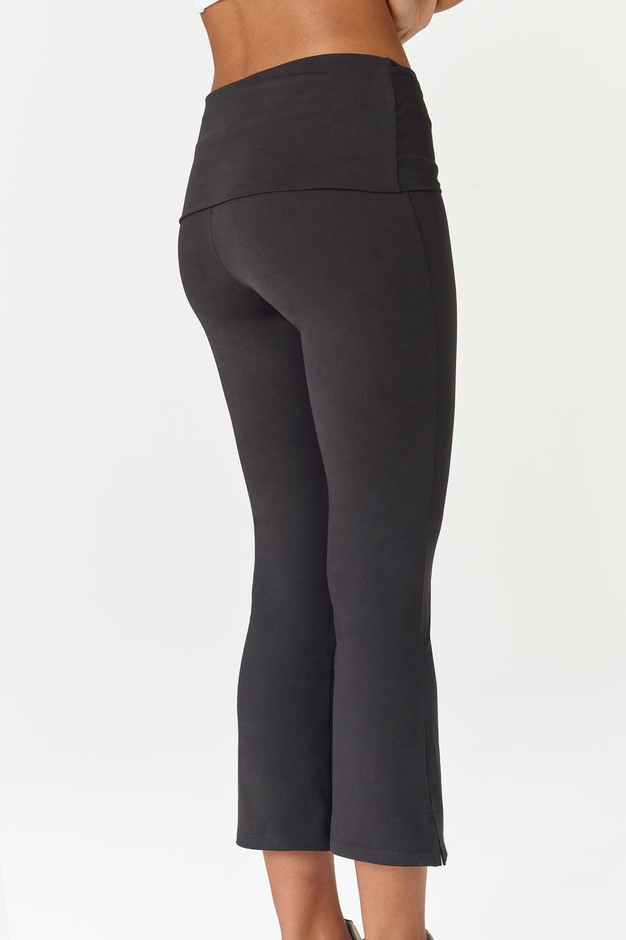 Ultraseekers Foldover Active Capri in Black