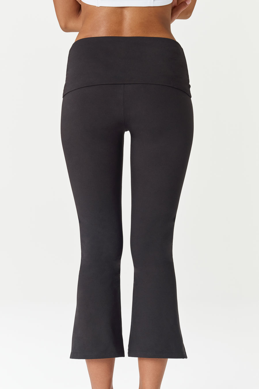 Ultraseekers Foldover Active Capri in Black