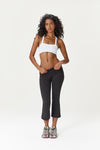 Ultraseekers Foldover Active Capri in Black