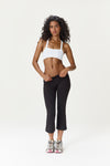 Ultraseekers Foldover Active Capri in Black