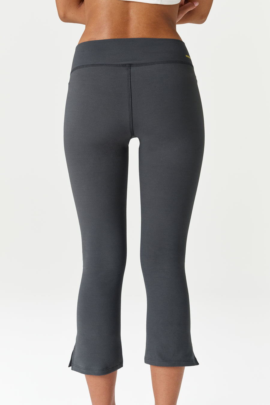 Sure Ruched Active Capri in Charcoal