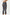 Sure Ruched Active Capri in Charcoal
