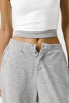 Slacks Soft Trouser in Light Grey
