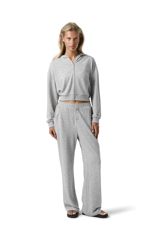 Slacks Soft Trouser in Light Grey