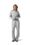 Slacks Soft Zip Up in Light Grey