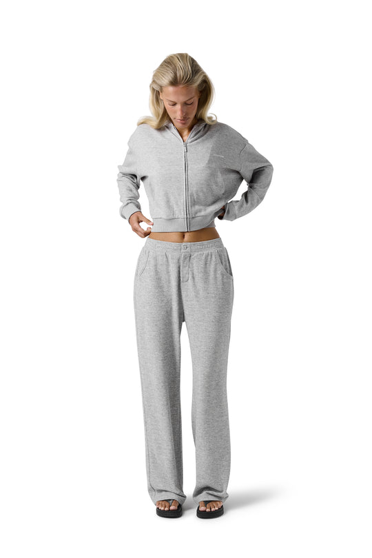 Slacks Soft Trouser in Light Grey