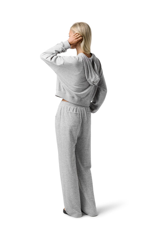 Slacks Soft Trouser in Light Grey