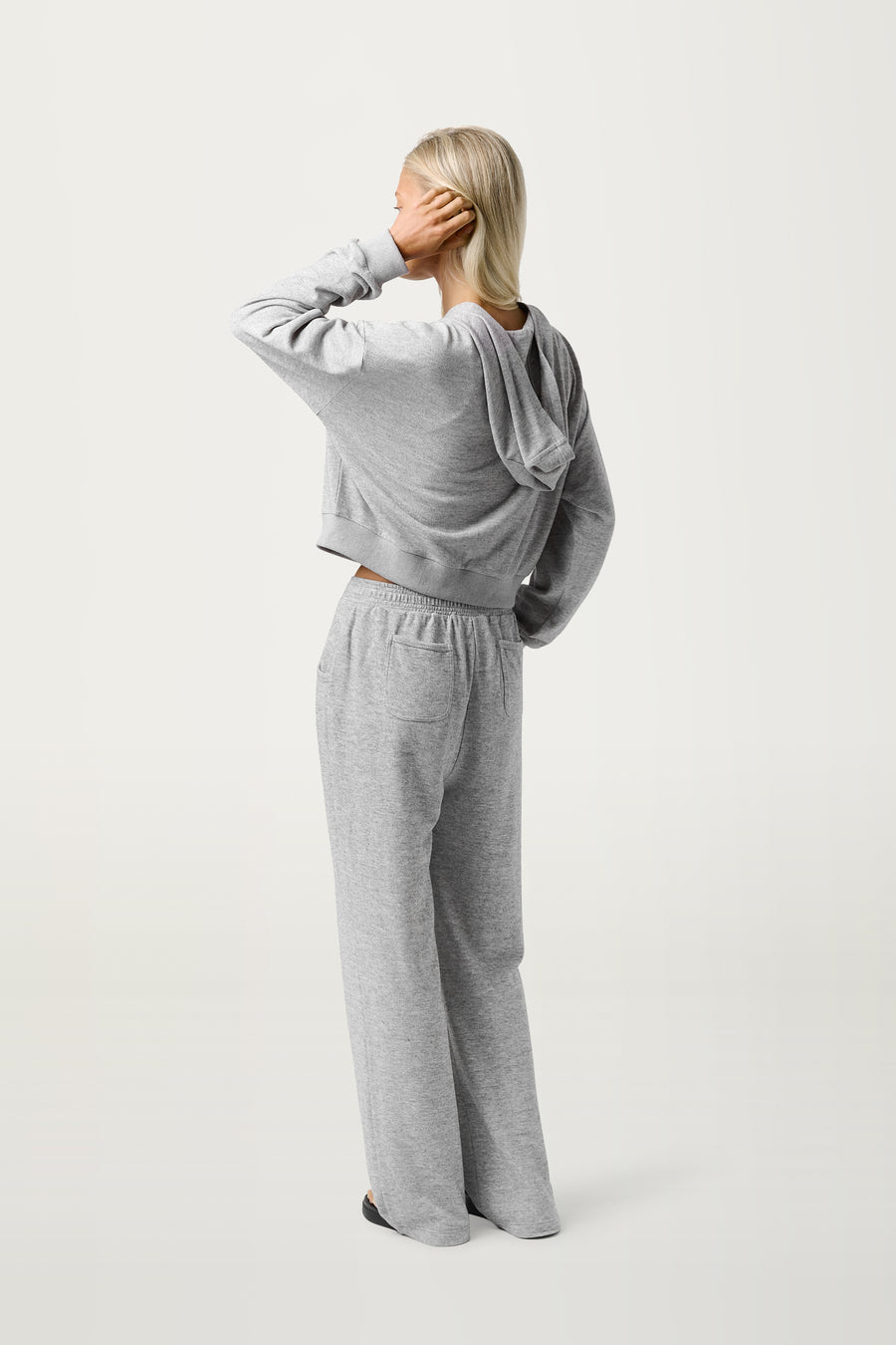 Slacks Soft Trouser in Light Grey