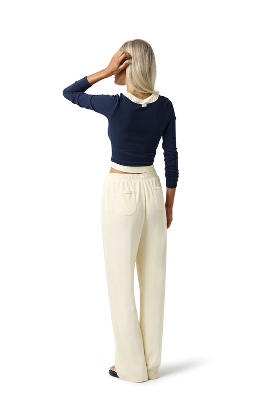 Slacks Soft Trouser in Butter Yellow