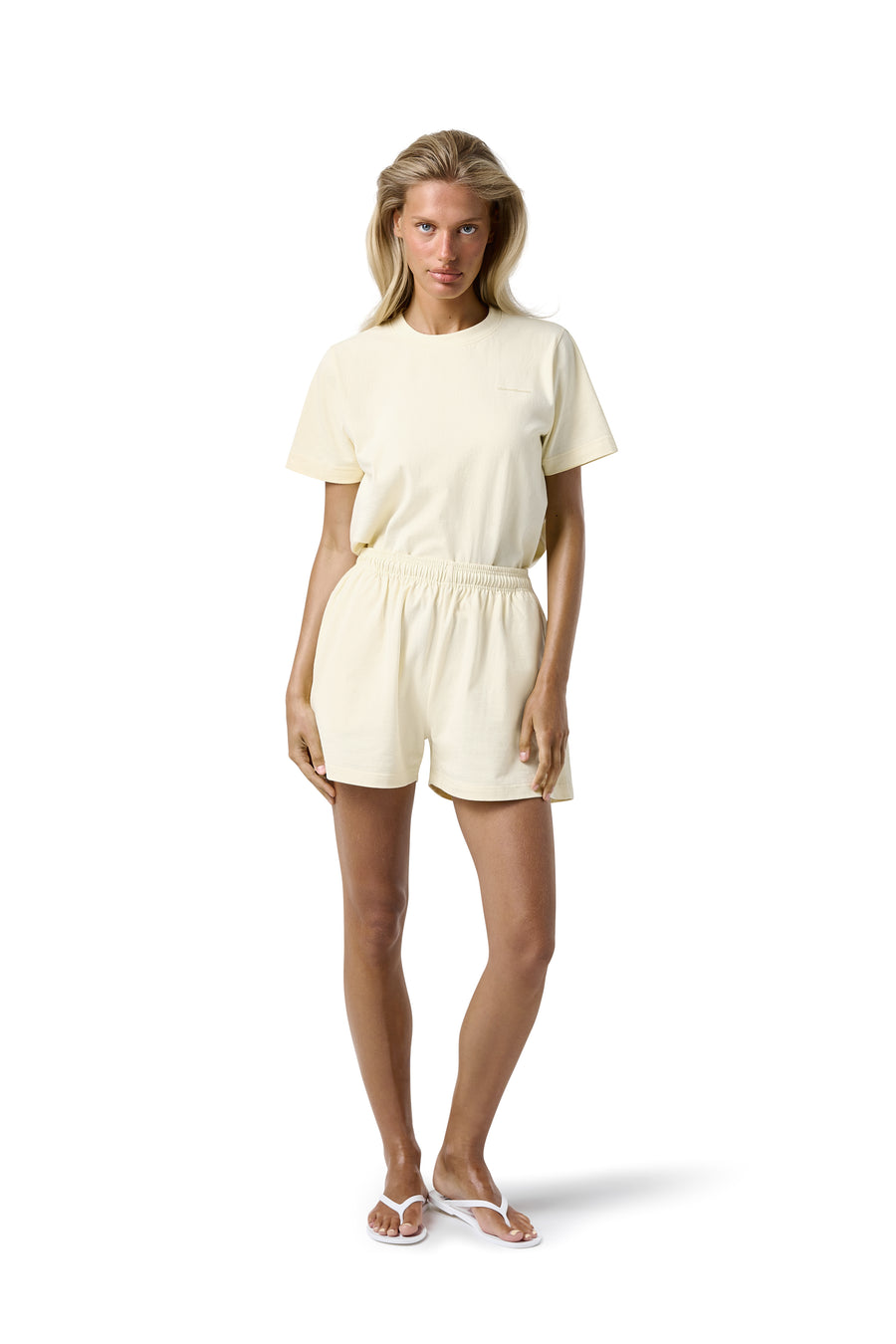 Trademark Shrunken Tee in Butter
