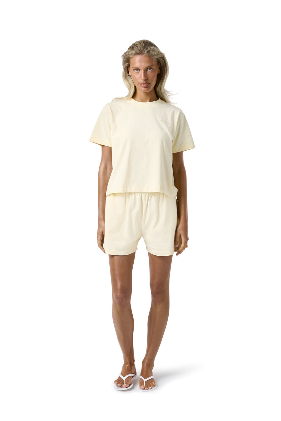 Trademark Shrunken Tee in Butter