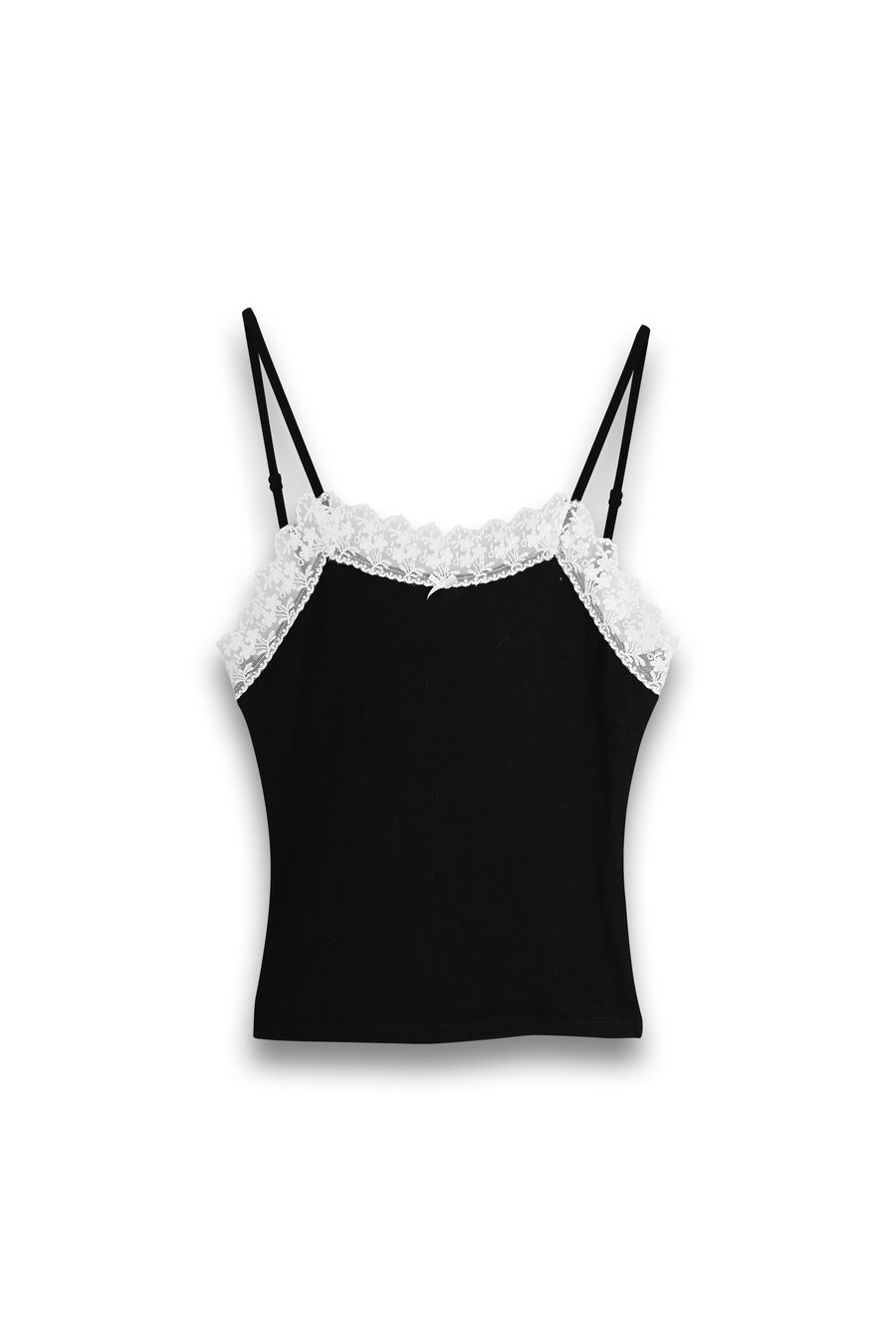 Camisole with Lace Black