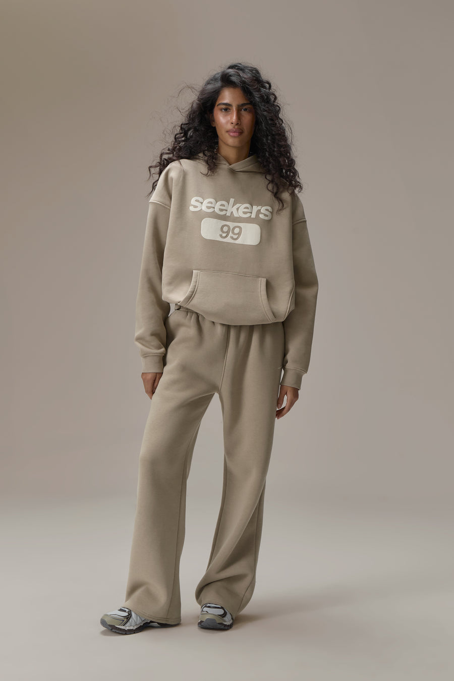 Seekers Tabby Original Hoodie in Biscuit