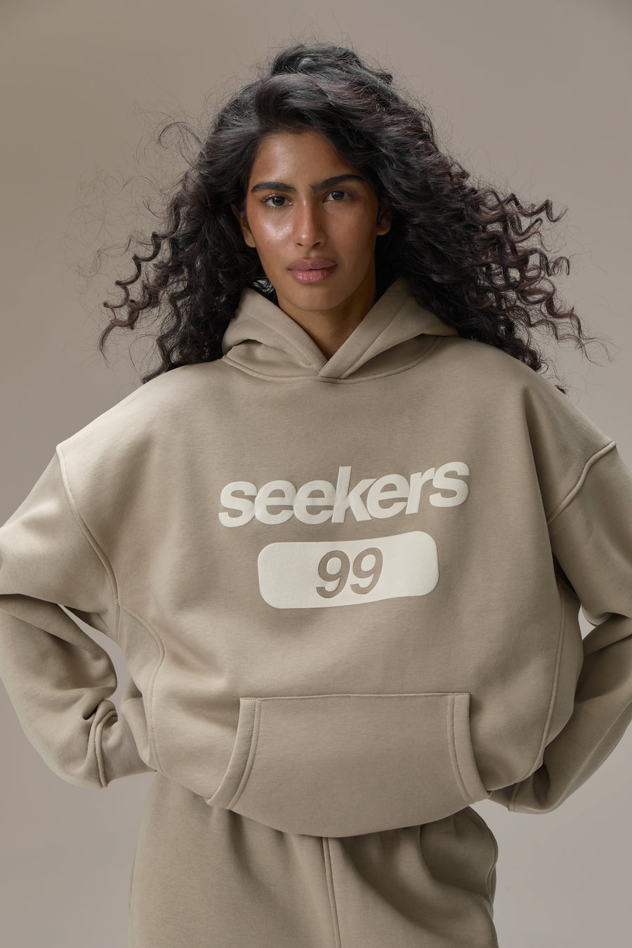 Seekers Tabby Original Hoodie in Biscuit