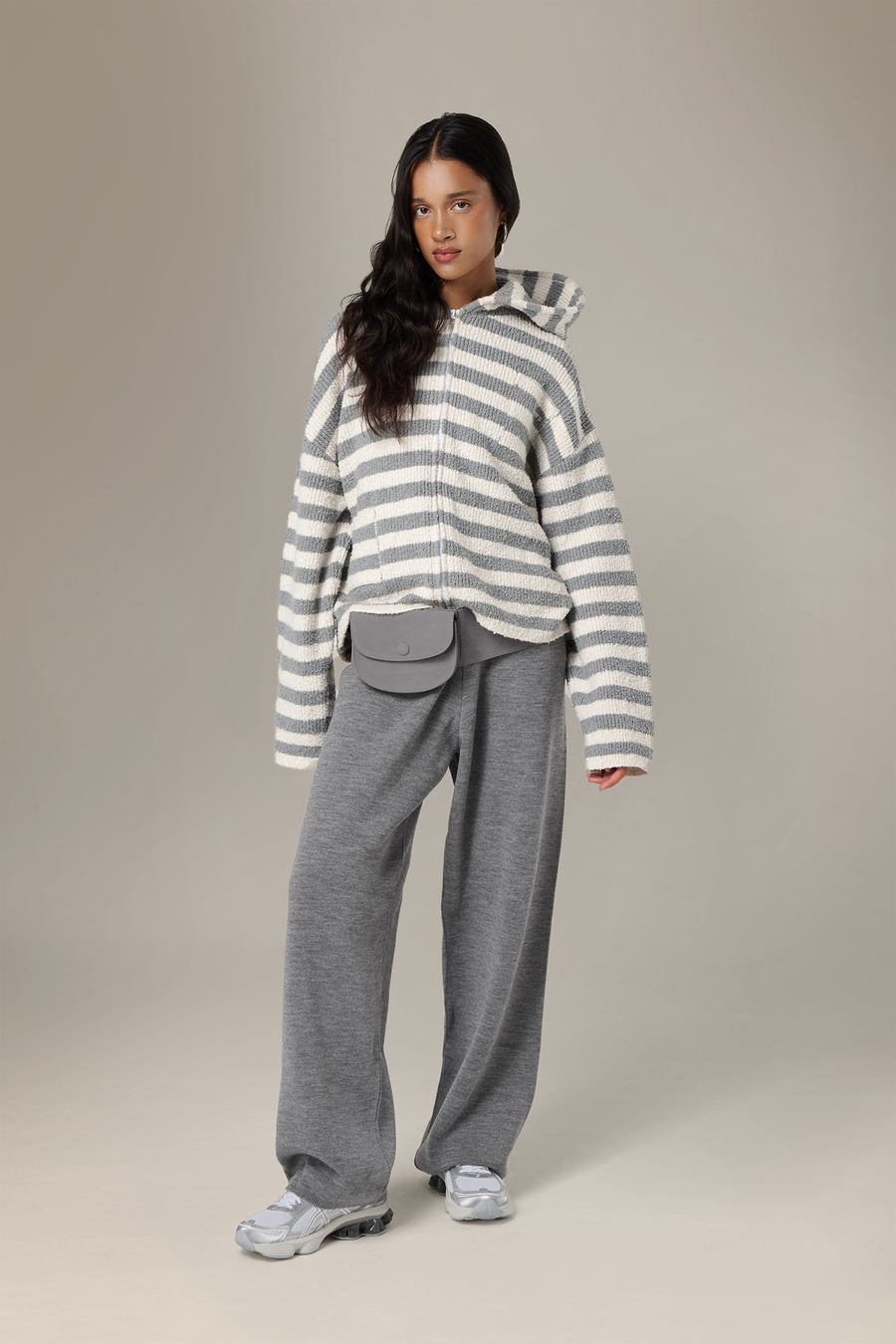 Jasper Knit Hoodie Zip Up