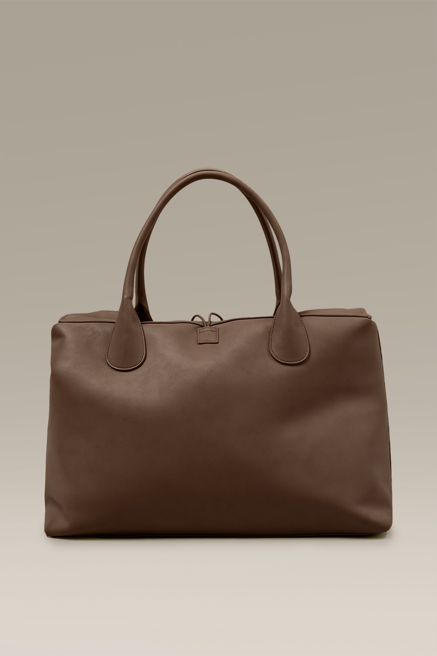 Tully Button Carryall Bag in Brown Bear
