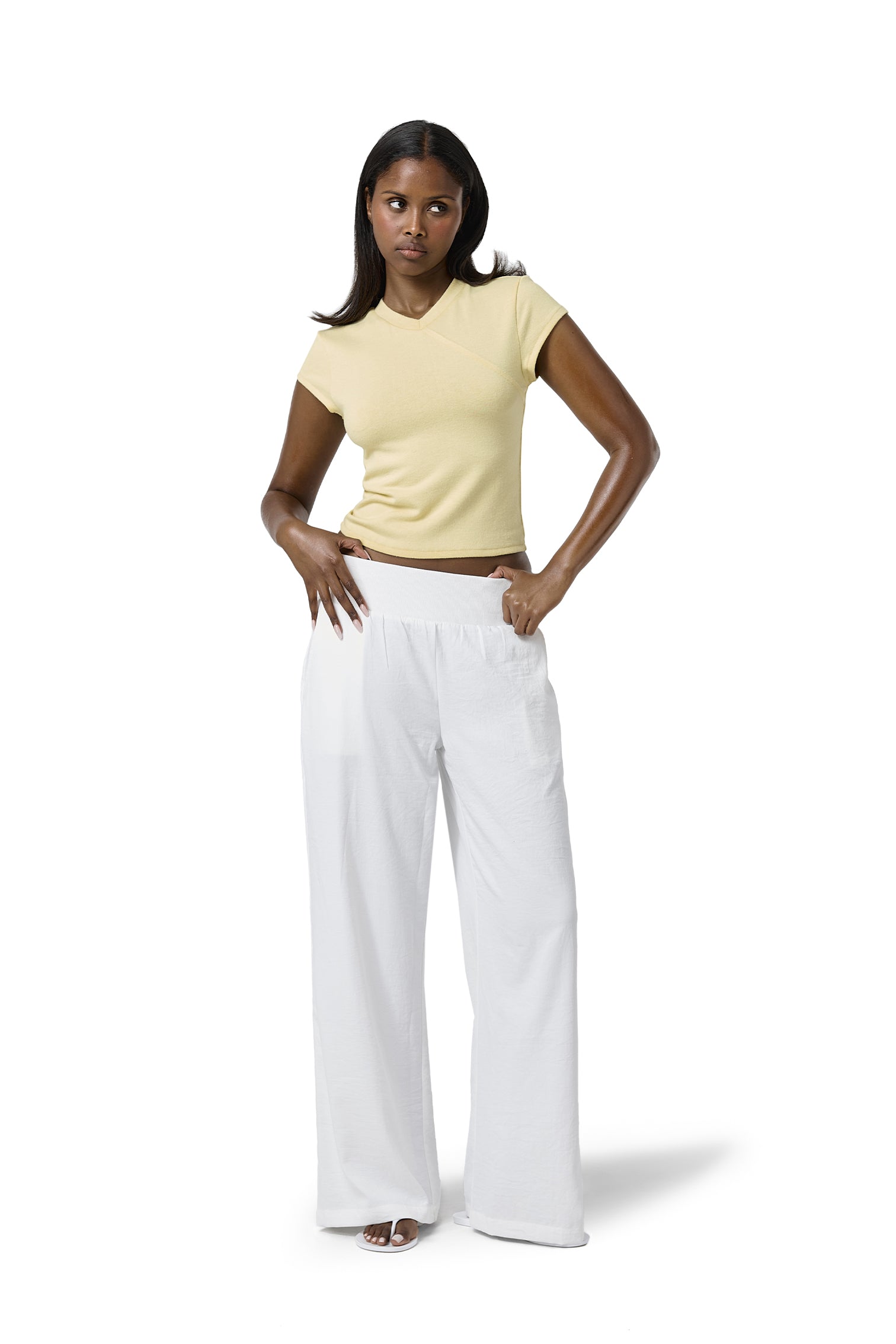 Fia Soft Touch V Neck Tee