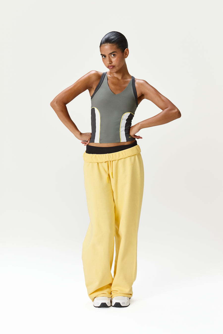 Yogamax Active Tank Top in Grey