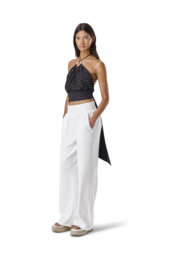 Minnie Halter Top in Black