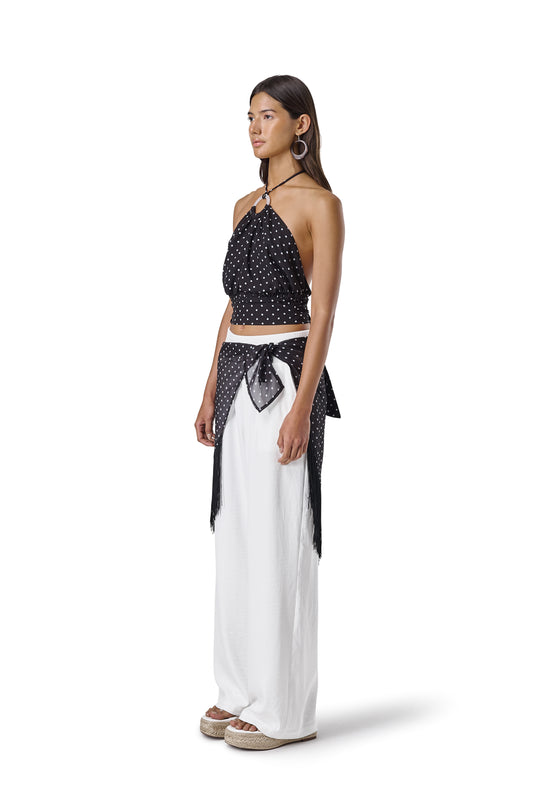 Minnie Halter Top in Black