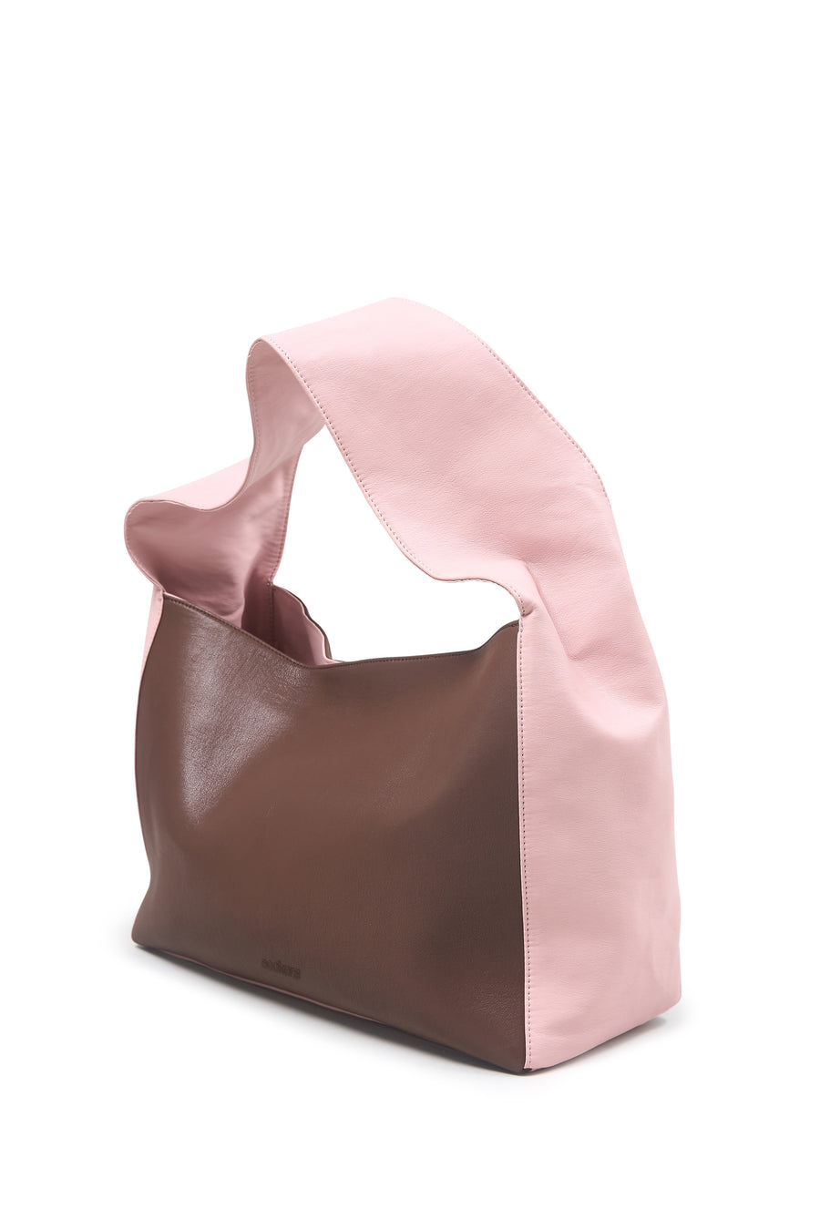 Brandy Slouchy Shoulder Bag in Contrast Pink