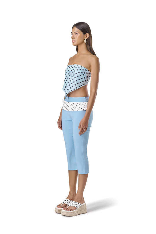 Darla Capri Pants in Powder Blue