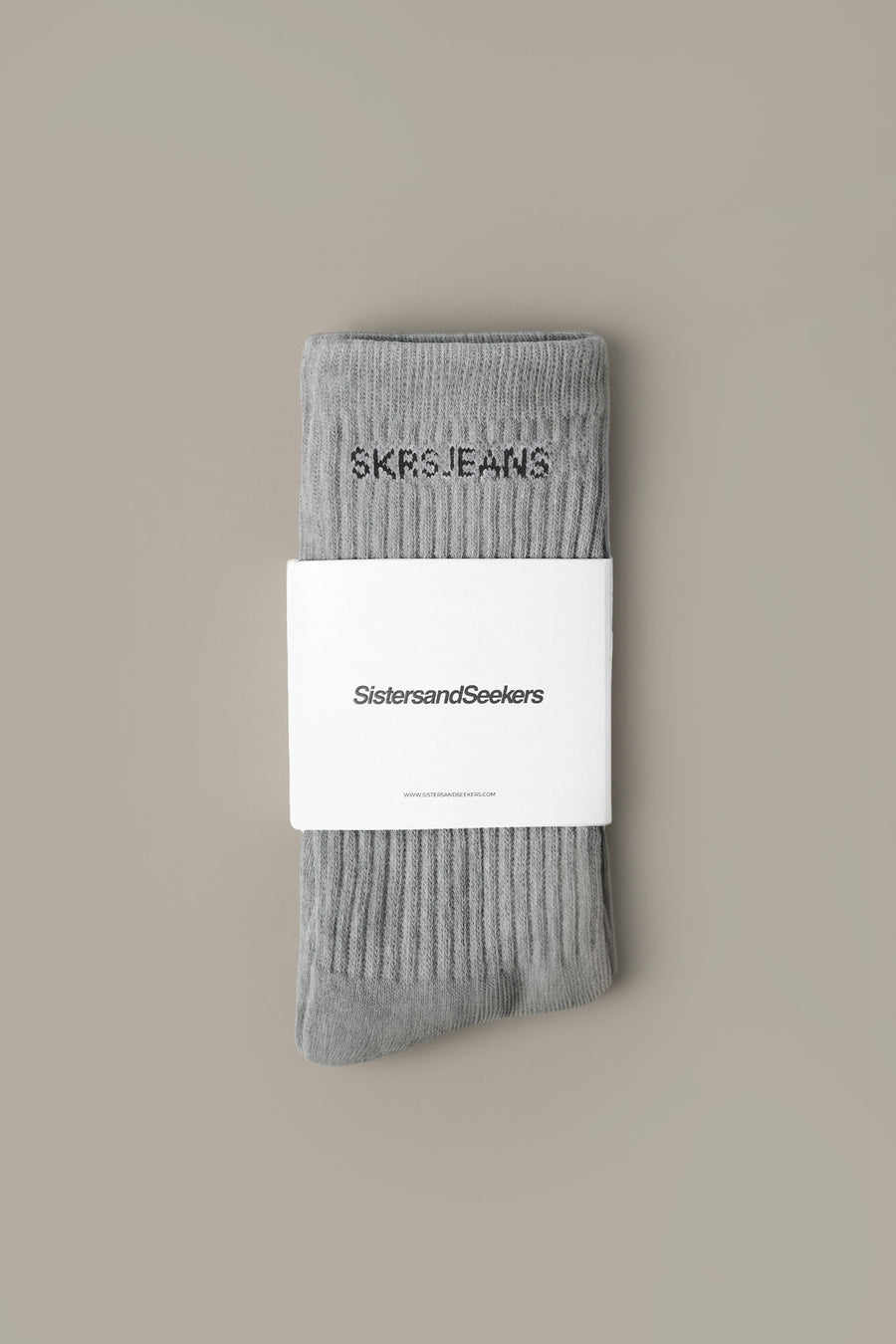 SKRS Classic Crew Socks in Grey
