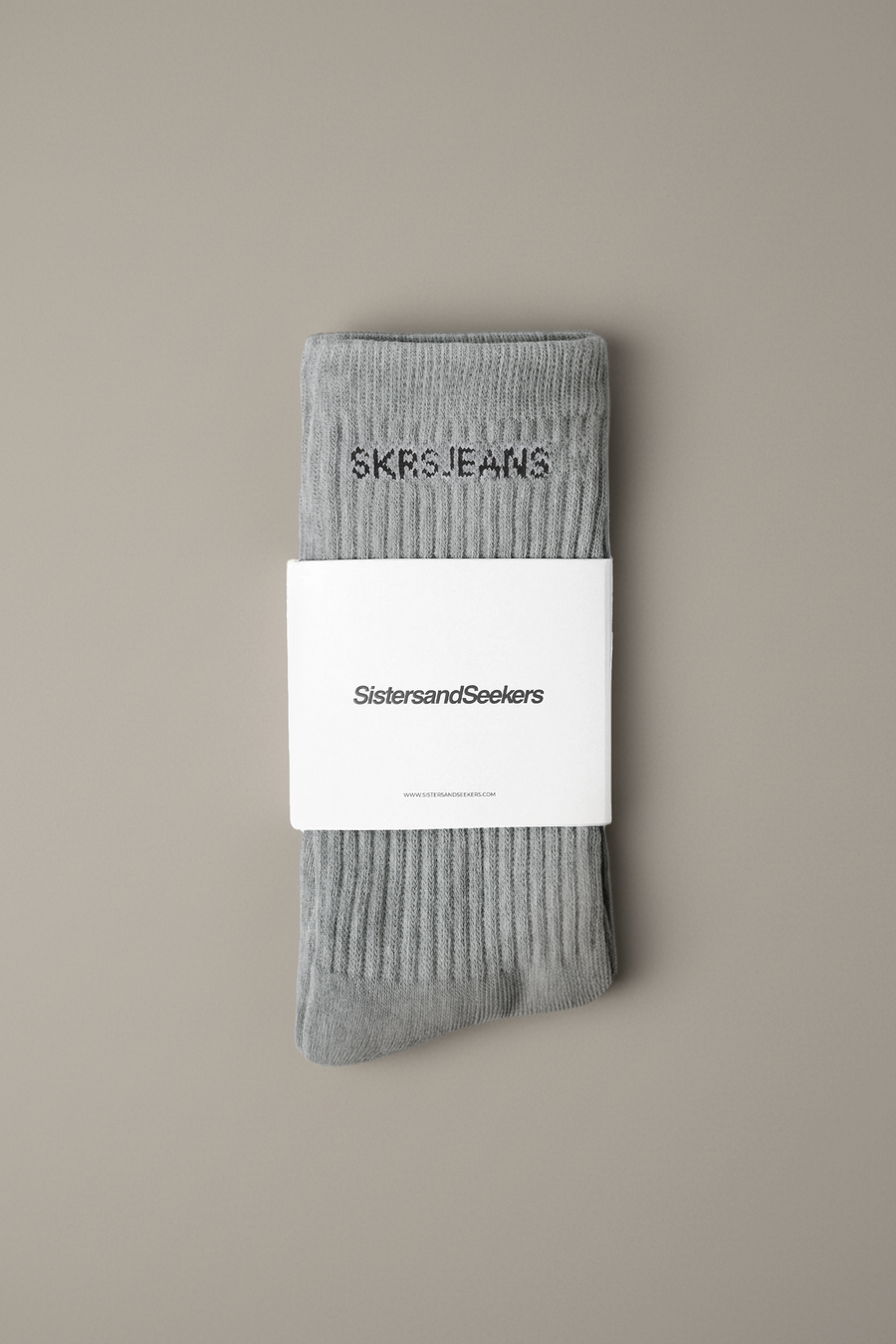 SKRS Classic Crew Socks in Grey