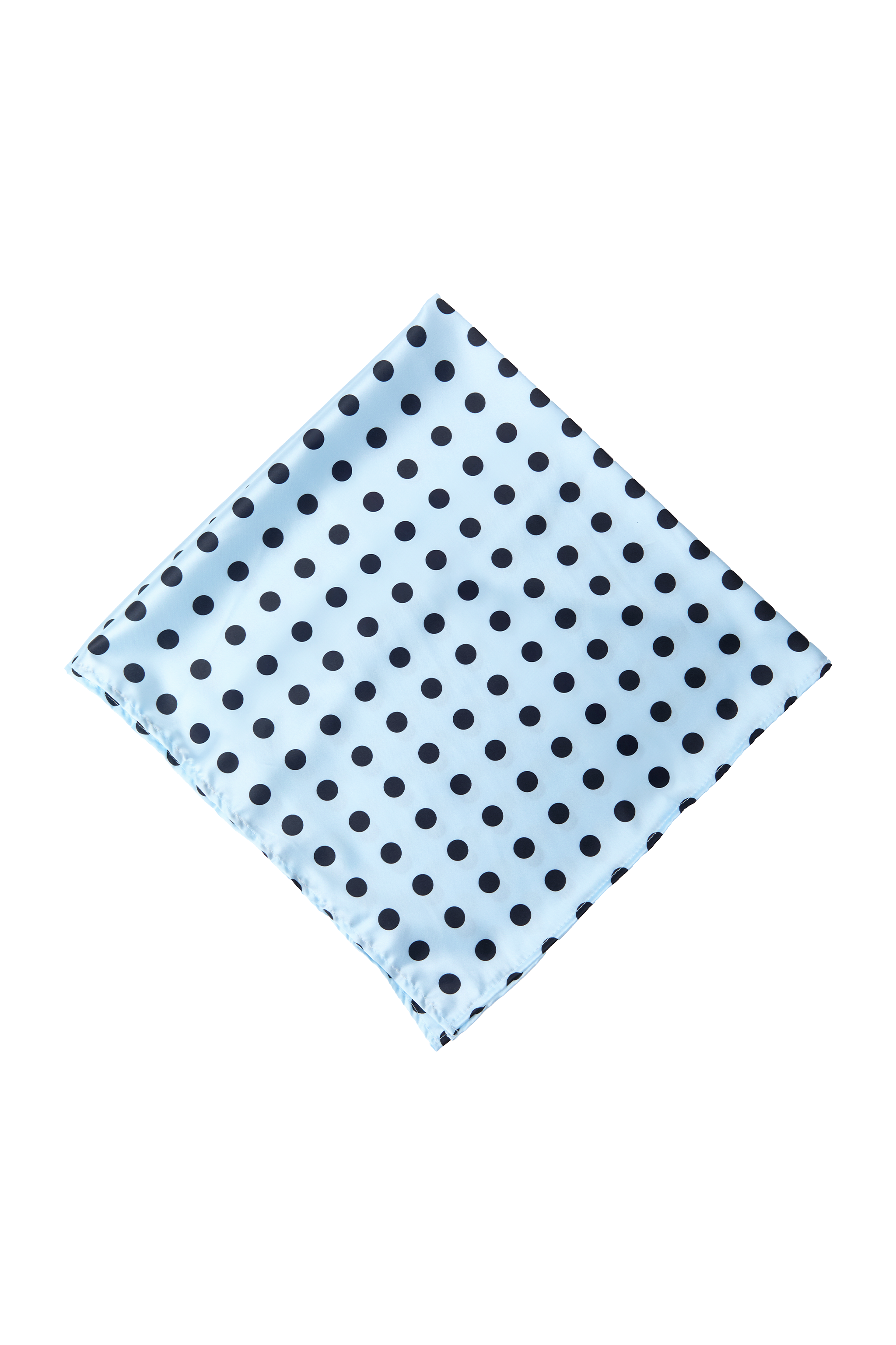 Polka Scarf in Powder Blue