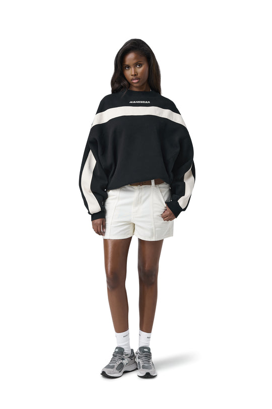 Jeanswear Panel Washed Sweatshirt