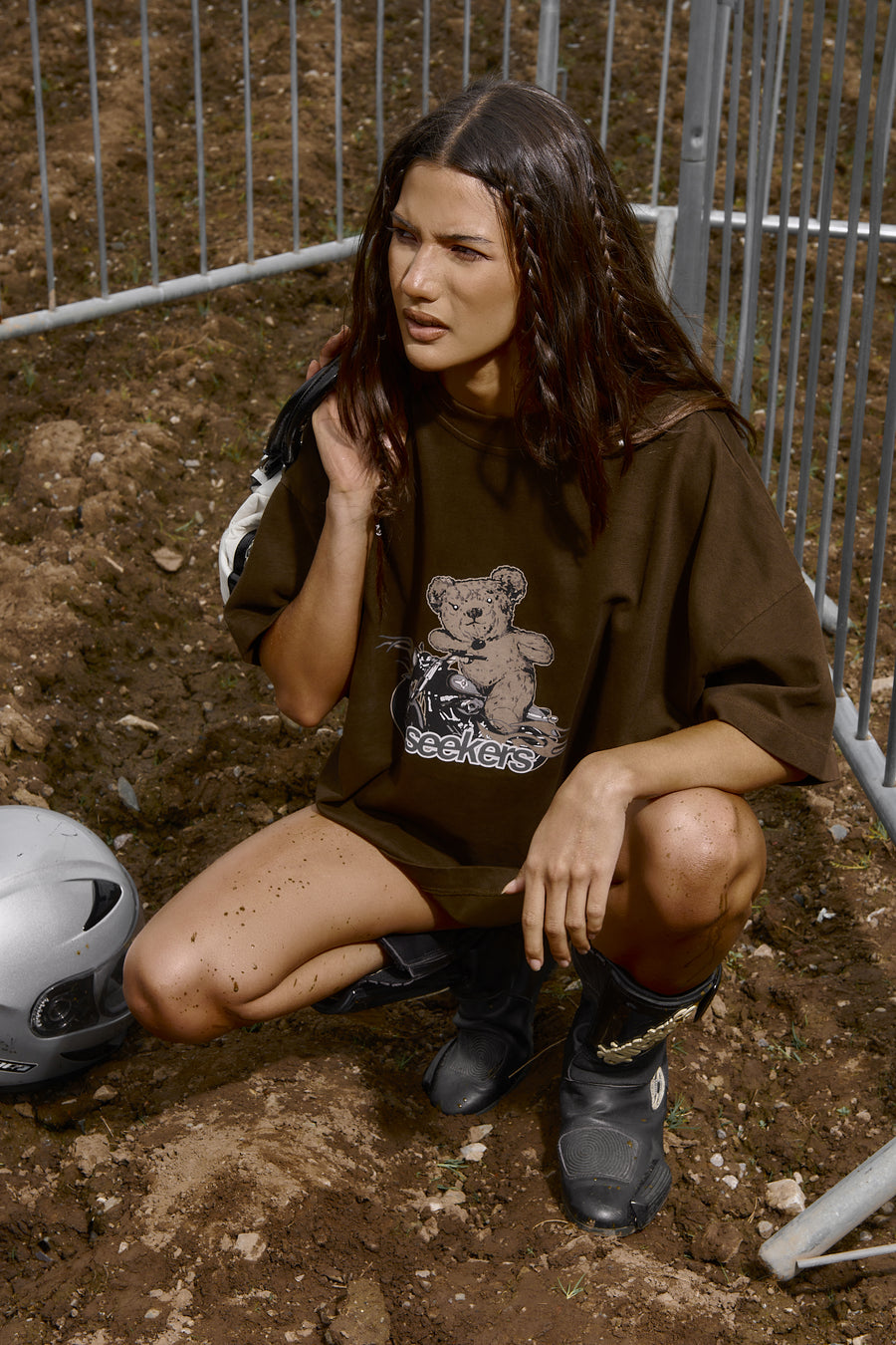 Motor Bear Oversized Tee