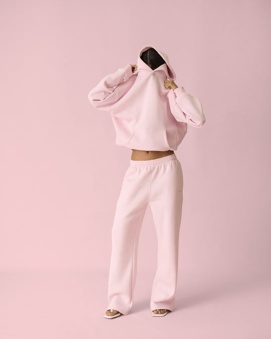 99 Shrunken Zip Hoodie in Bunny