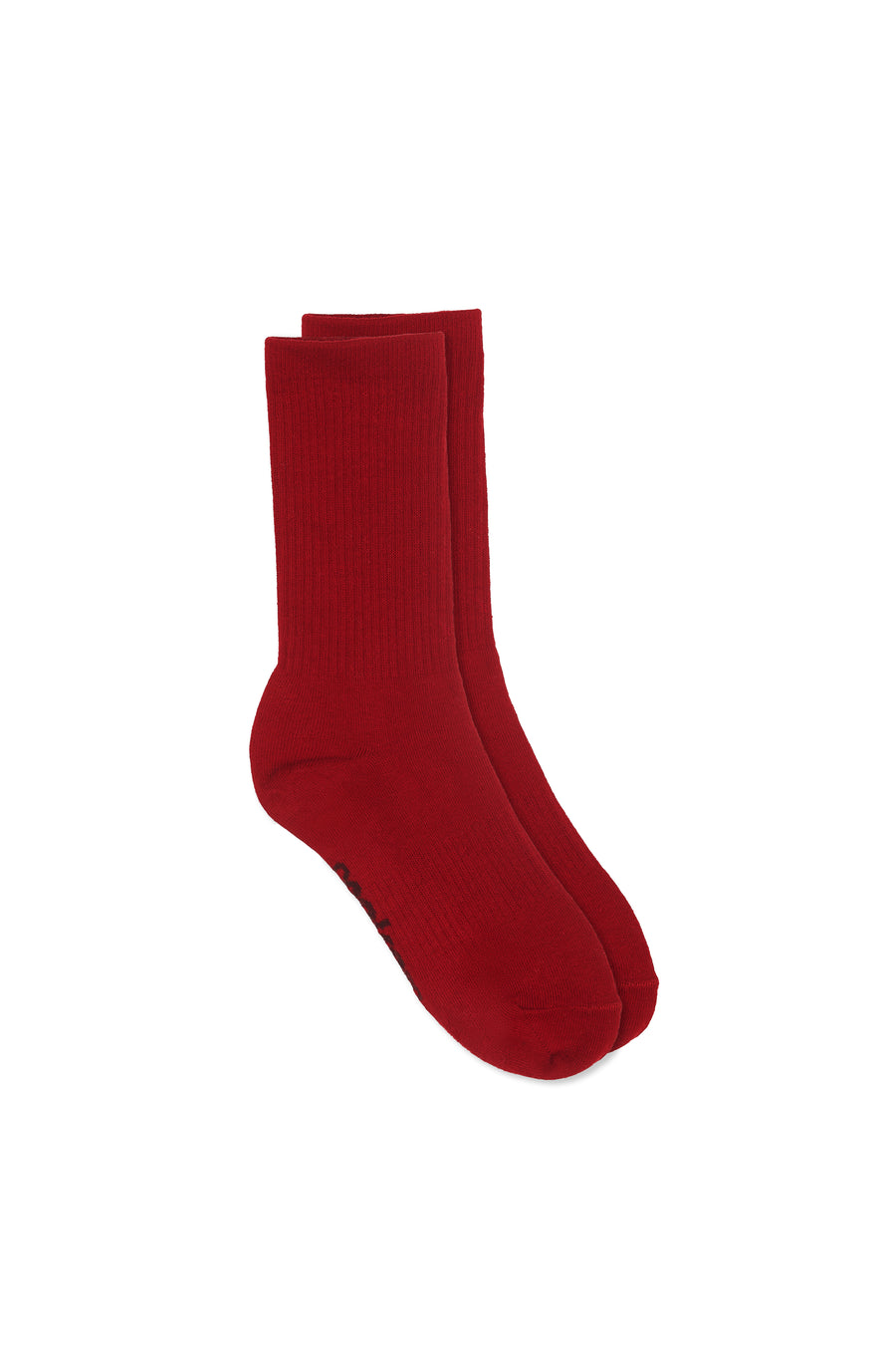 Seekers Classic Crew Socks in Red