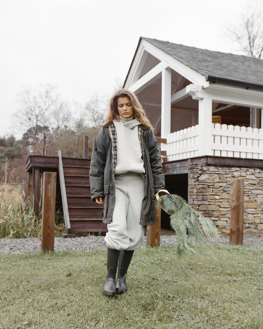 Seekers Knit Hoodie in Husk