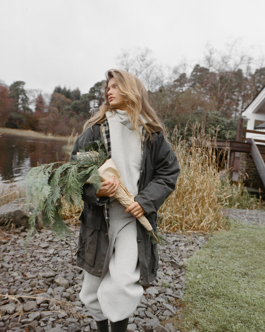 Seekers Knit Hoodie in Husk