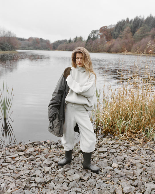 Seekers Knit Hoodie in Husk