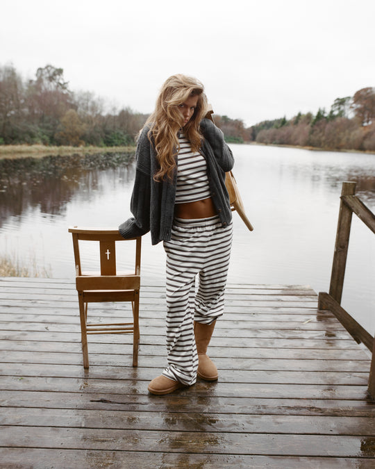 Wilbur Soft Wide Leg Pants in White