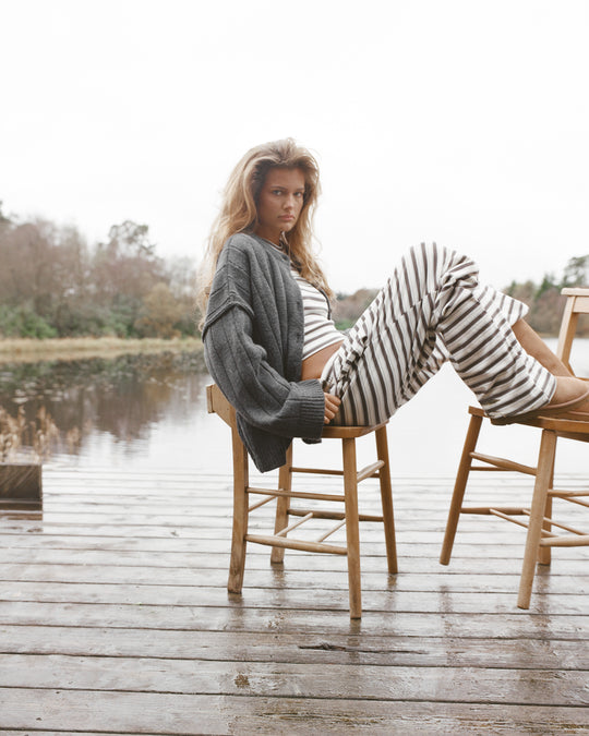 Wilbur Soft Longsleeve Top in White