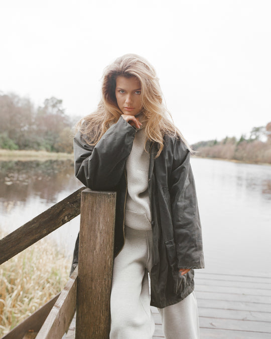 Seekers Knit Hoodie in Husk