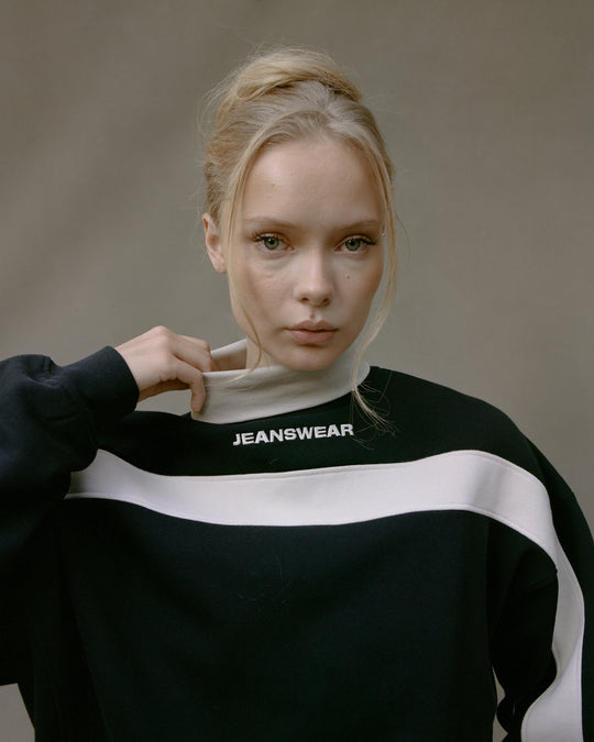 Jeanswear Panel Washed Sweatshirt