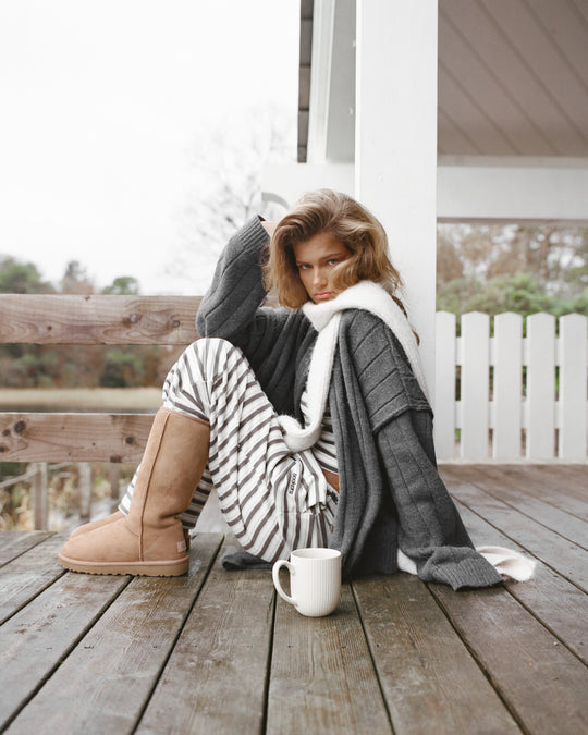 Wilbur Soft Longsleeve Top in White