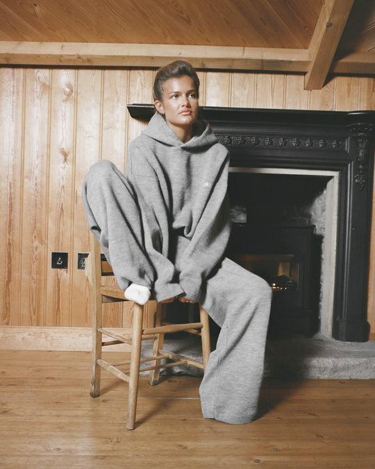 Seekers Knit Hoodie in Sulk