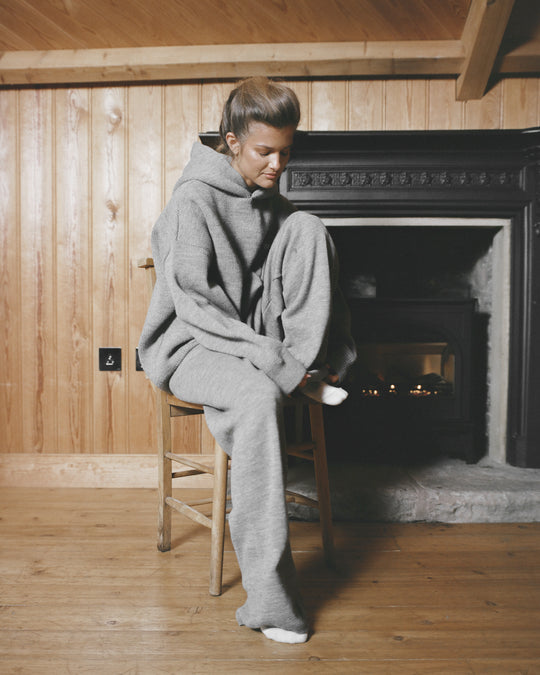 Seekers Knit Hoodie in Sulk