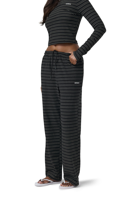 Wilbur Soft Wide Leg Pants in Black