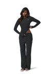 Wilbur Soft Wide Leg Pants in Black